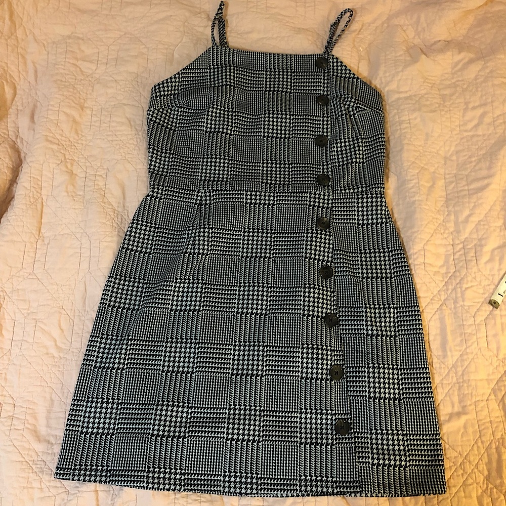 Wild Fable gray & black plaid dress